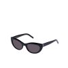 Accessories Saint Laurent | Narrow Cat-Eye Sunglasses In Black