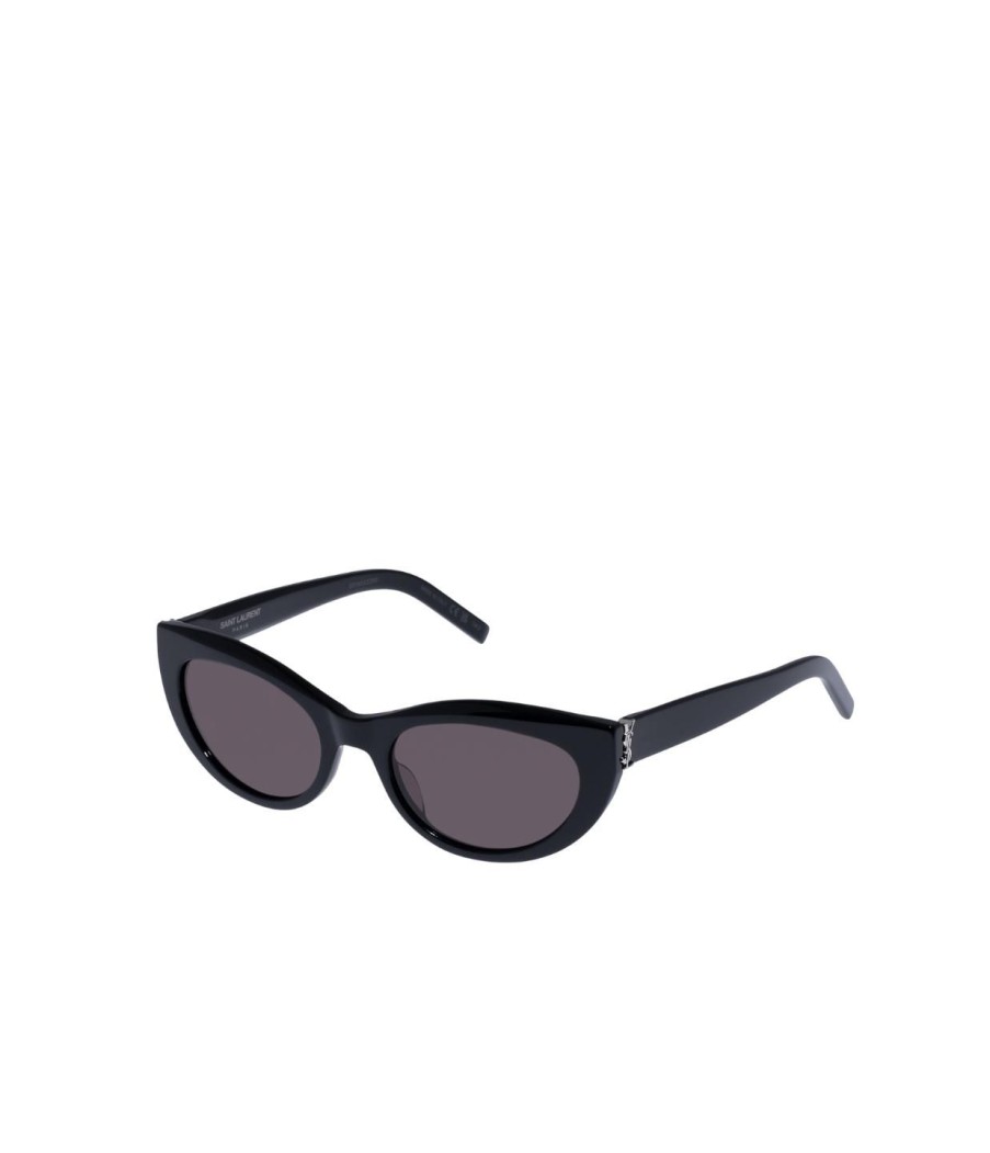 Accessories Saint Laurent | Narrow Cat-Eye Sunglasses In Black