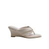 Shoes La Tribe | Wynn Thong Wedge In Milk