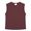 Clothing Loulou Studio | Brani Tank Top In Midnight Bordeaux