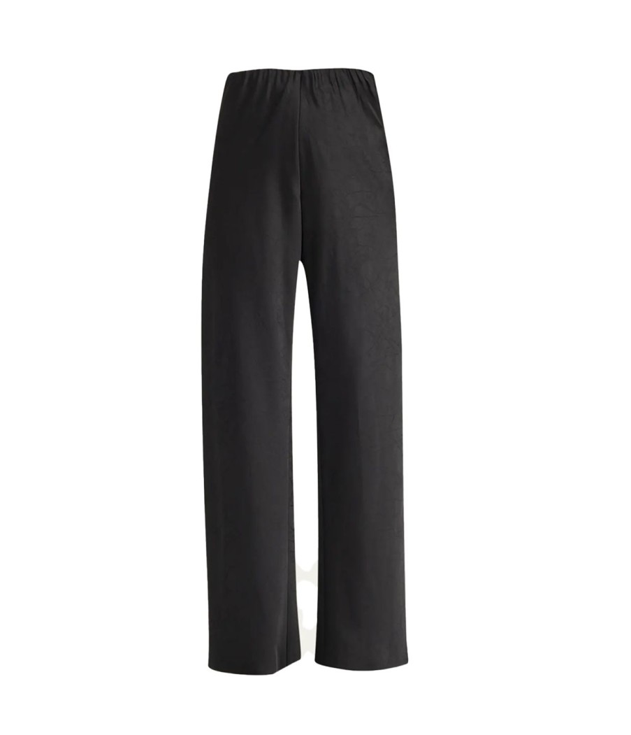 Clothing Vince | High Waist Cotton Bias Pant In Black