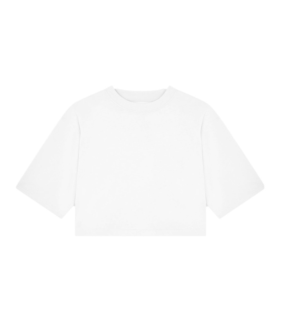 Clothing Loulou Studio | Gupo Cropped T-Shirt In White