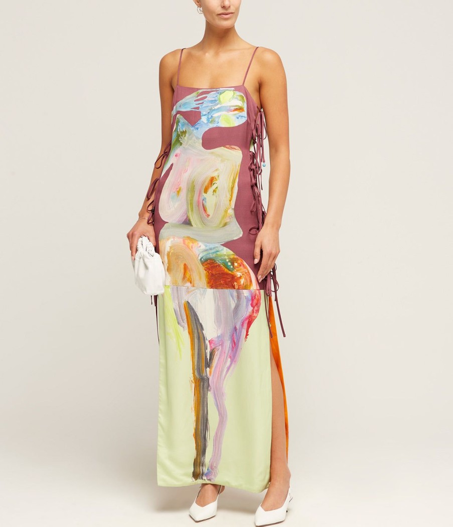 Clothing Alemais | Jedda Tie Dress In Multi