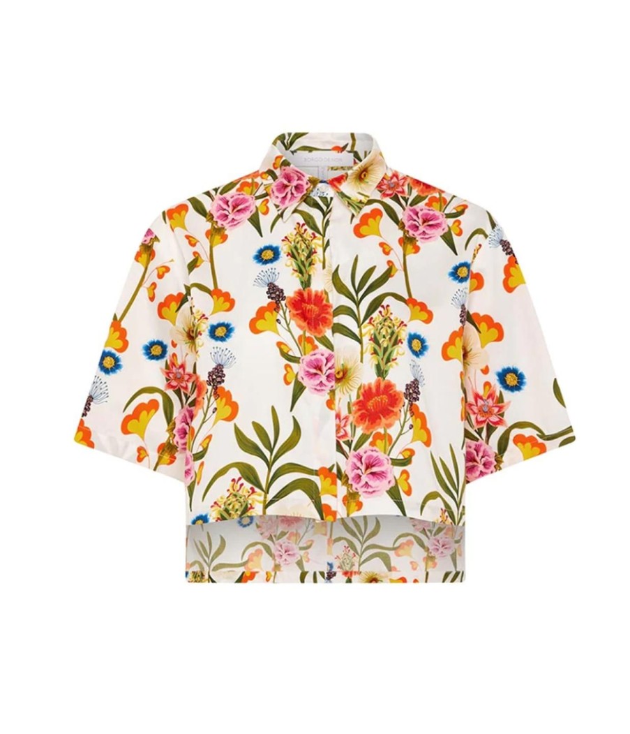 Clothing Borgo De Nor | Alani Cotton Shirt In Vila Floral