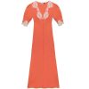 Clothing Rixo | Simone Midi Dress In Coral