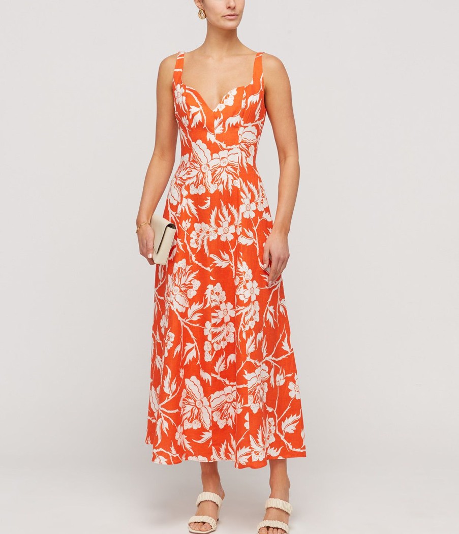 Clothing Mara Hoffman | Perdita Maxi Dress In Poppy White