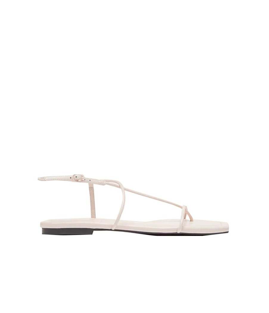 Shoes Nelson Made | Juliette Flat Sandal In Crema