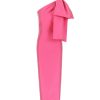 Clothing Bernadette | Josselin Taffeta One Shoulder Maxi Dress In Hot Pink