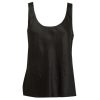 Clothing Vince | Raw Edge Tank In Black