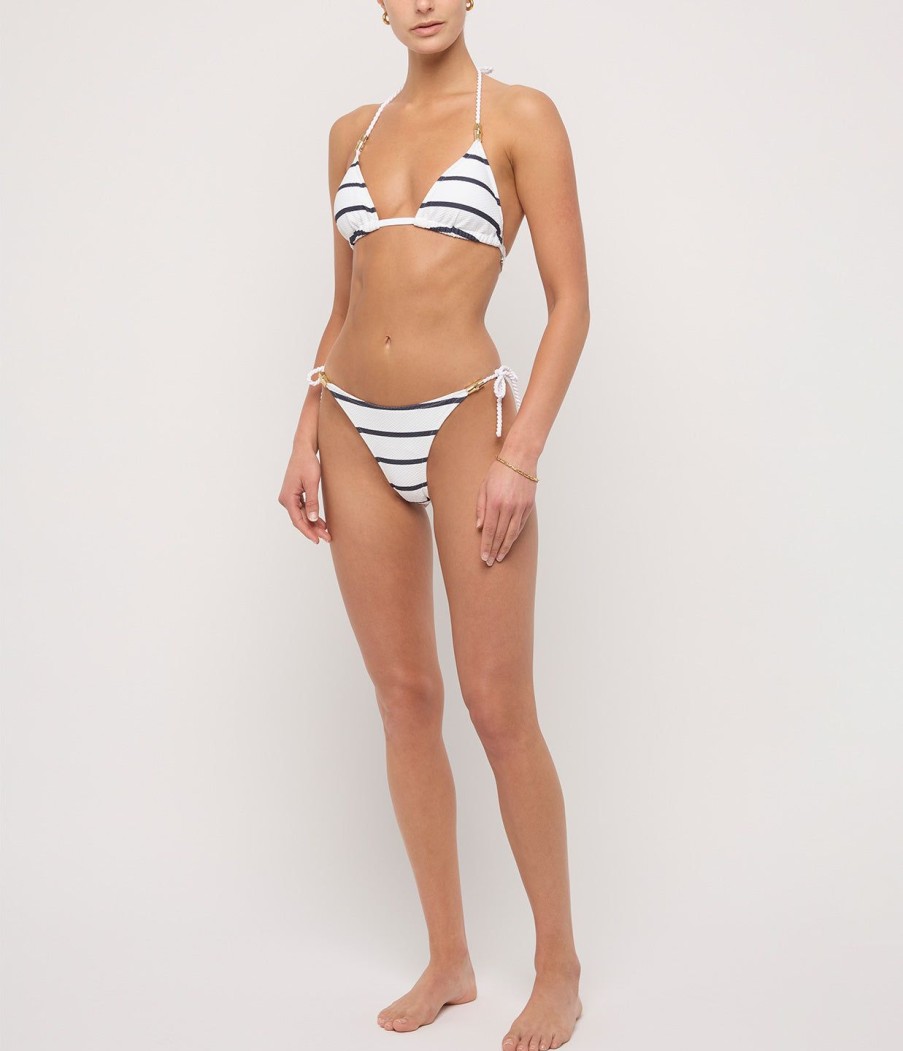 Clothing Heidi Klein | Rope Tie Side Bikini Bottom In Nautical