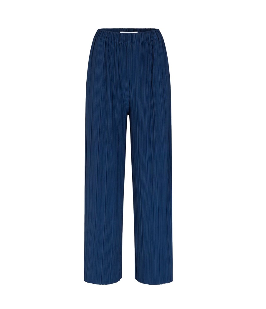 Clothing Samsoe Samsoe | Uma Trousers In Pageant Blue