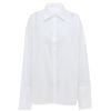 Clothing Solaqua | Amelie Silk Blend Shirt In Ivory