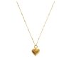 Accessories Missoma | Ridge Heart Charm Necklace In Gold