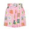 Clothing Palm Noosa | Rummy Linen Shorts In Pink Emblem