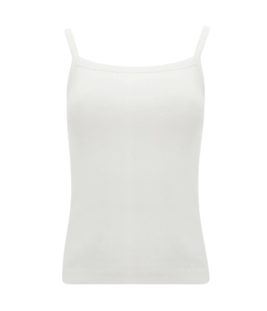 Clothing Flore Flore | May Square Neck Cami In White