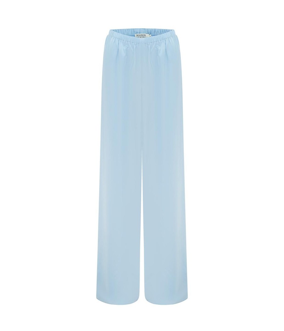 Clothing Maison Essentiele | Straight Leg Pant In Powder Blue