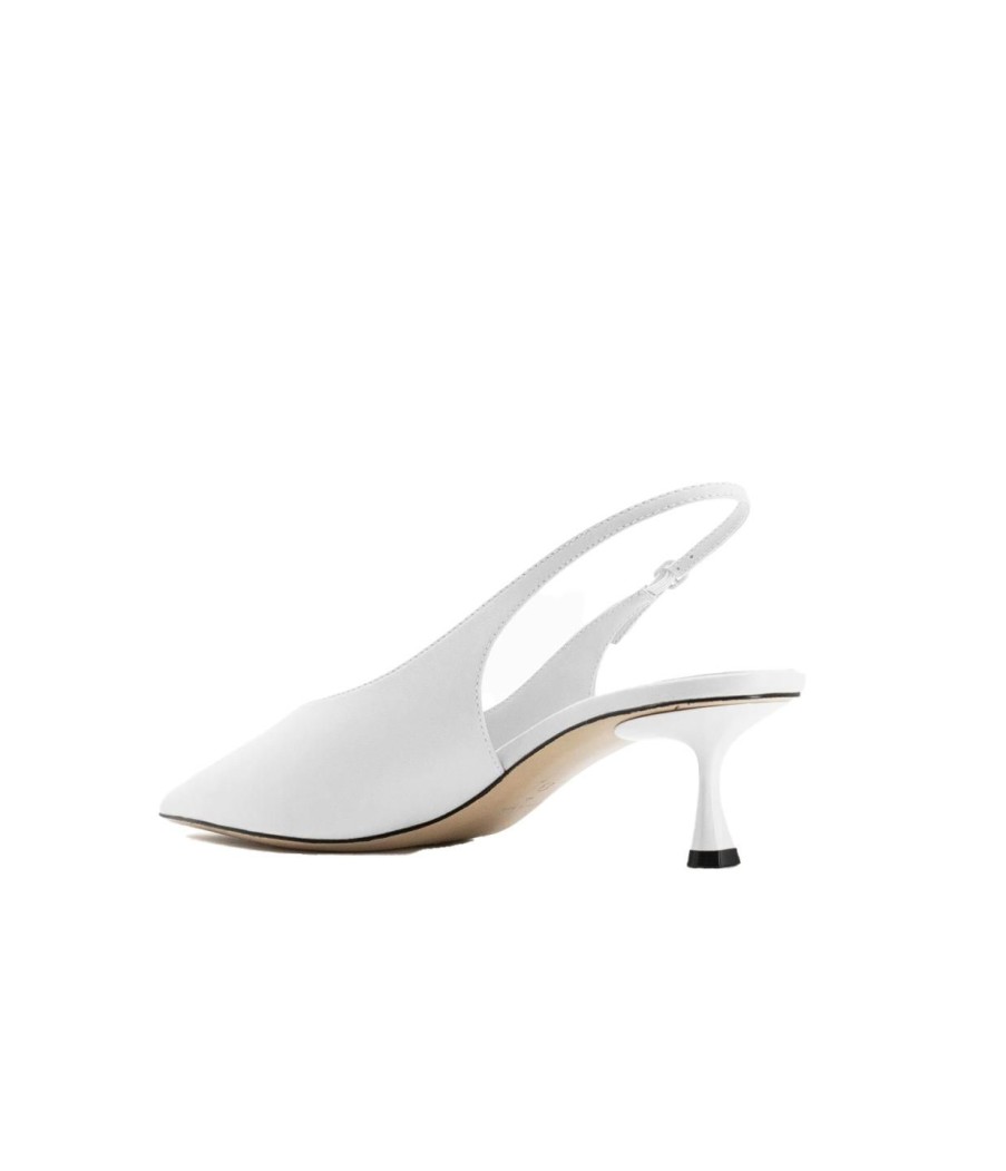 Shoes Studio Amelia | Razor Pointed Heel In White