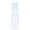 Clothing Hansen & Gretel | Avenue Silk Sheer Dress In Cornflower