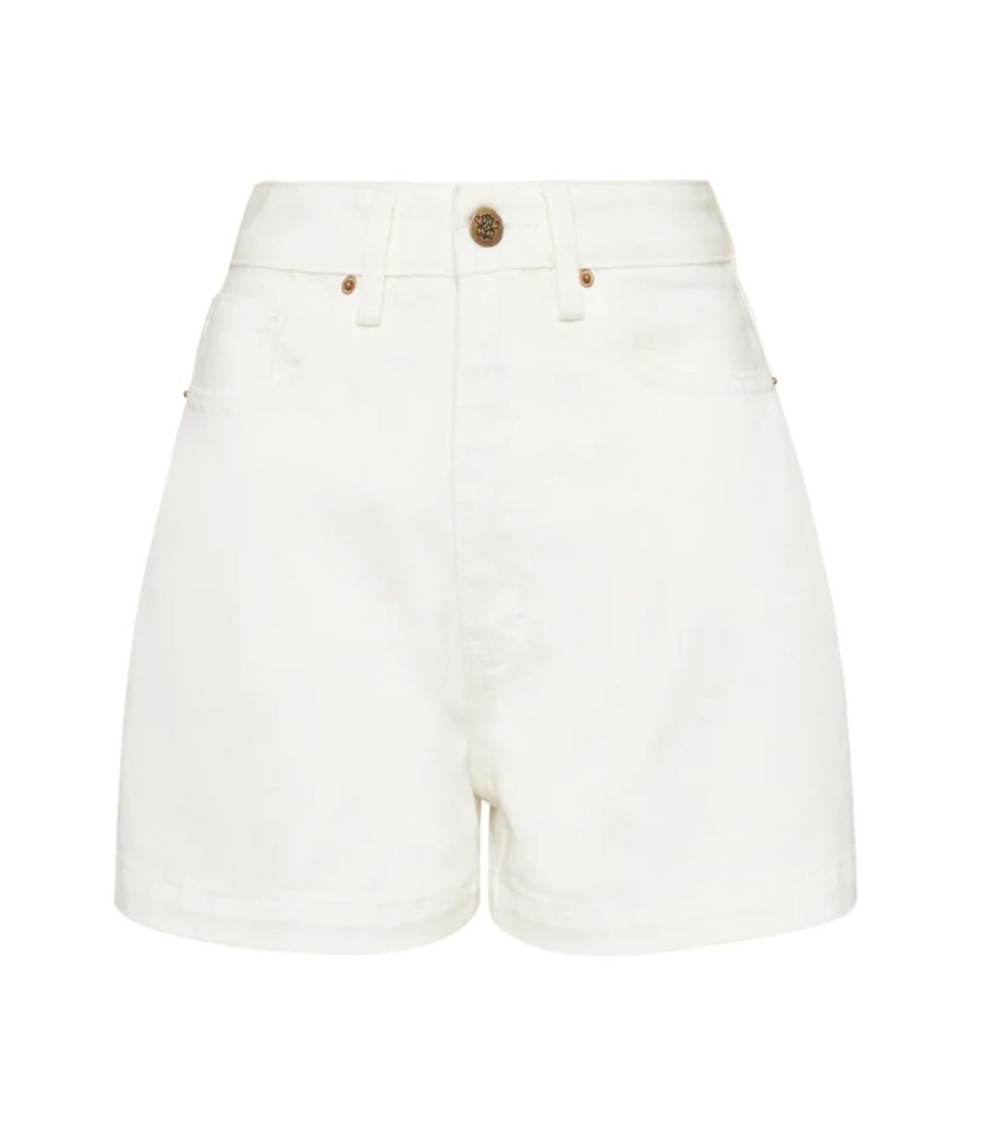 Clothing Posse | Bailey Denim Short In Vintage White