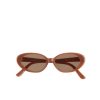 Accessories Velvet Canyon | Poet Rounded Sunglasses In Chocolate