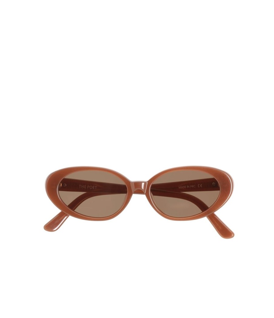 Accessories Velvet Canyon | Poet Rounded Sunglasses In Chocolate