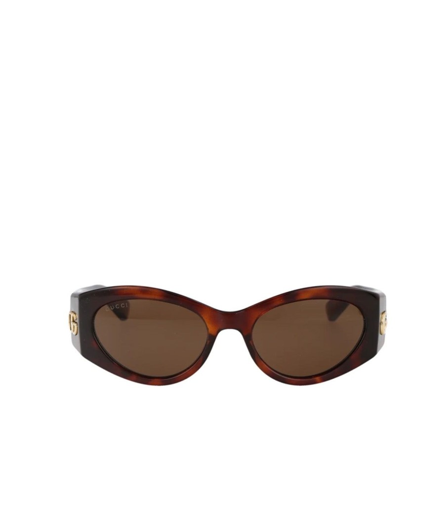 Accessories Gucci | Acetate Cat-Eye Sunglasses In Tortoiseshell