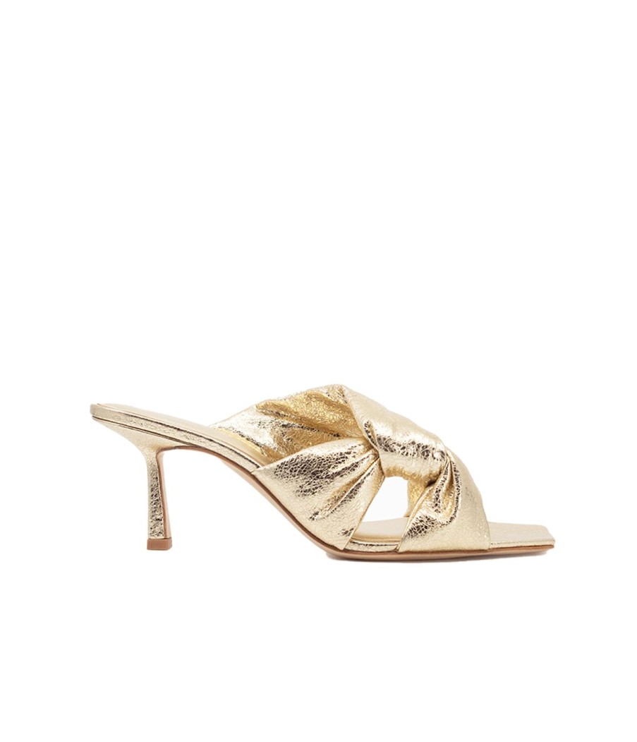 Shoes Studio Amelia | Pillow Loop Heel In Gold