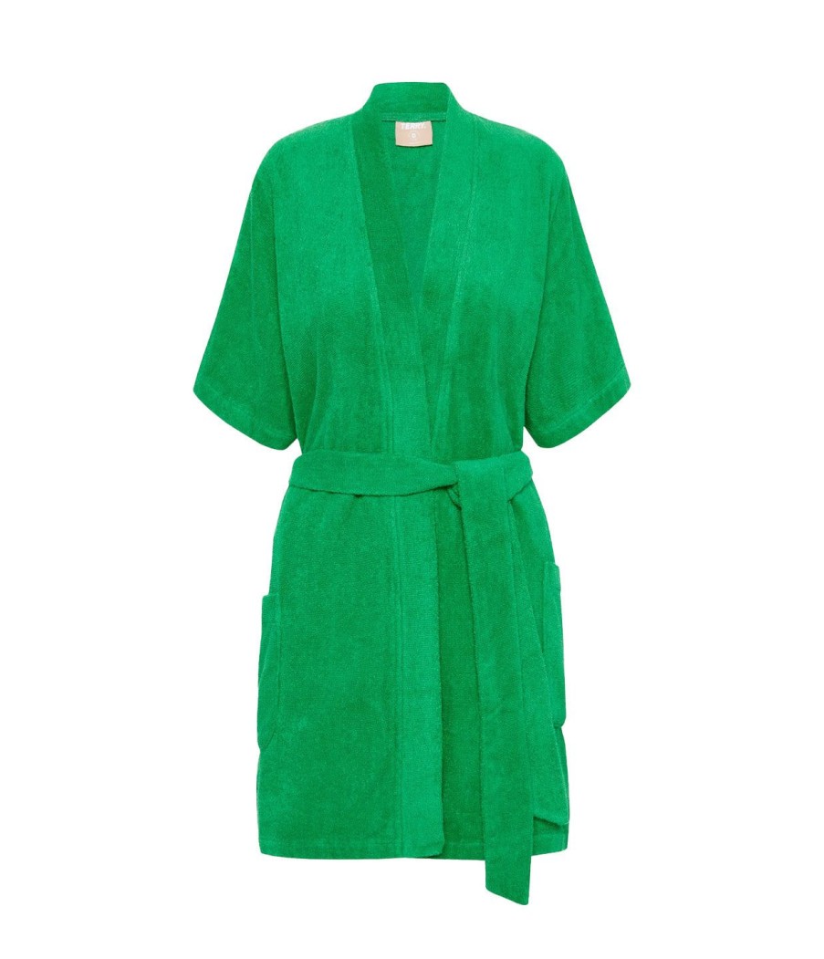 Clothing TERRY. | Abito Towelling Robe In Verde