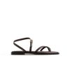 Shoes A.Emery | Lucia Leather Sandal In Walnut