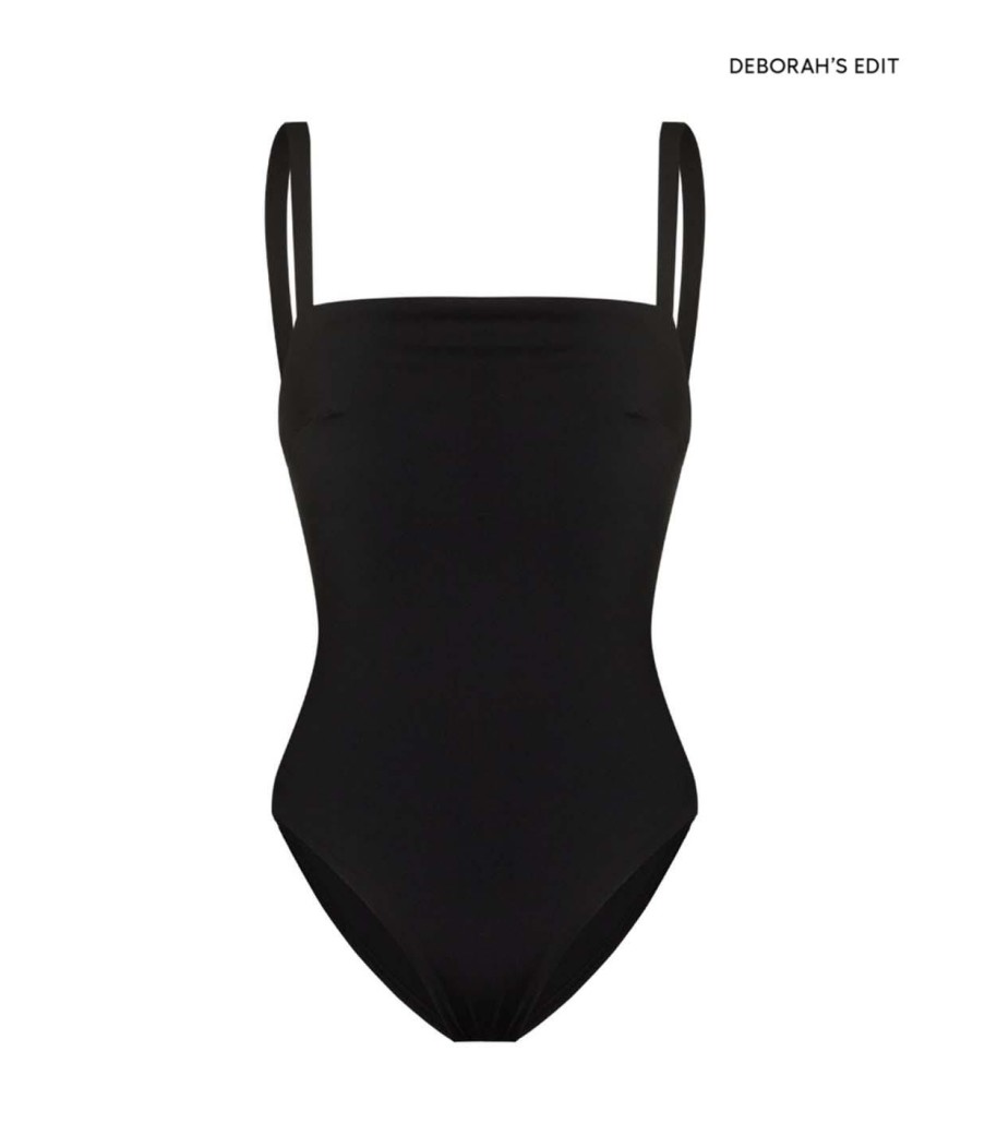 Clothing Asceno | Palma One Piece In Black