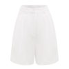 Clothing Posse | Marchello Linen Shorts In Ivory