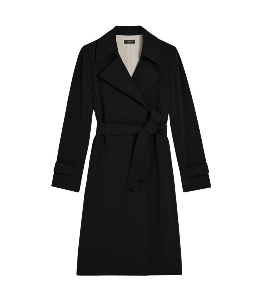 Clothing Theory | Oaklane Trench Coat In Black