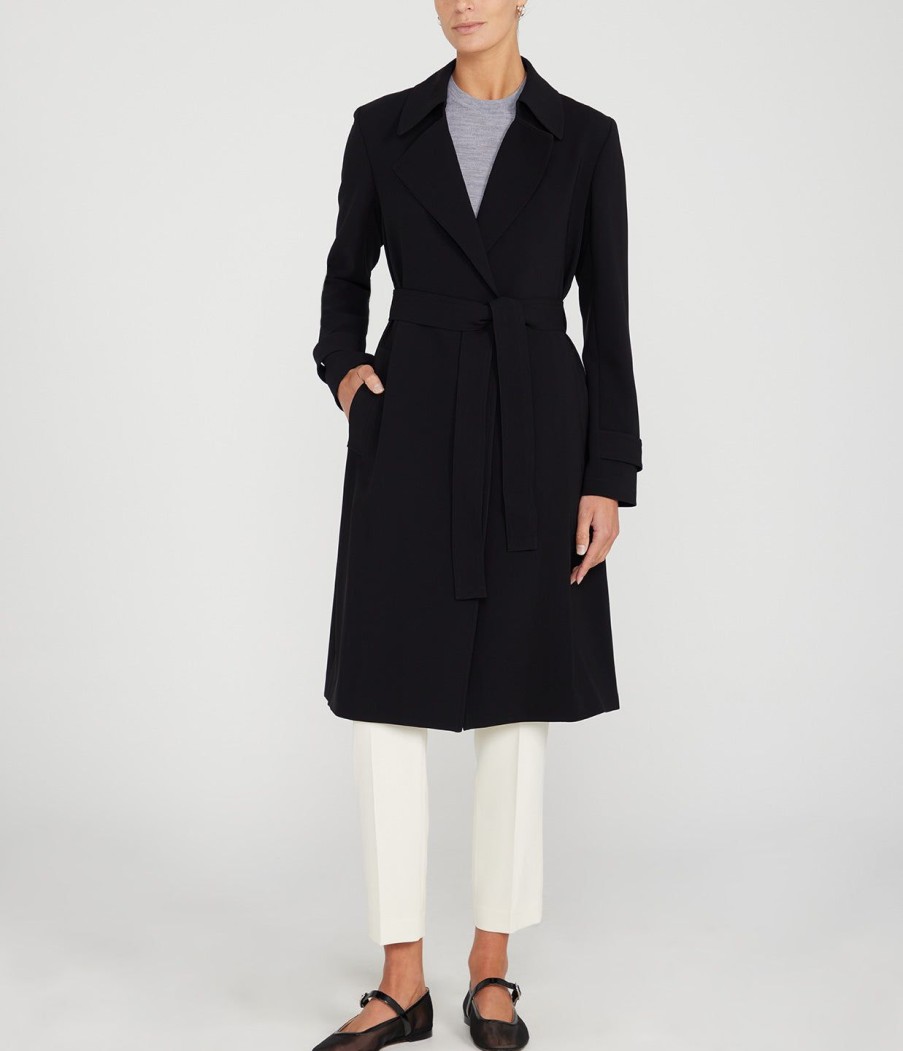 Clothing Theory | Oaklane Trench Coat In Black