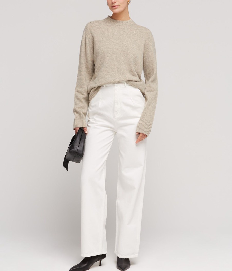 Clothing Loulou Studio | Baltra Cashmere Sweater In Geo Melange