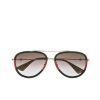 Accessories Gucci | Striped Aviator Sunglasses In Gold