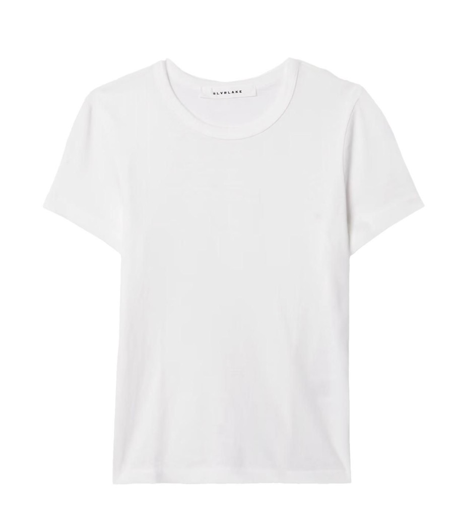 Clothing SLVRLAKE | Regular Midweight Tee In Natural White