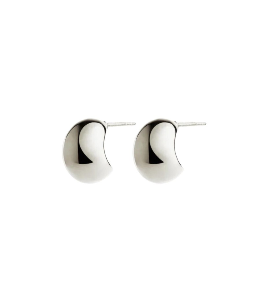 Accessories Rylan | Egg Stud Earrings In Sterling Silver