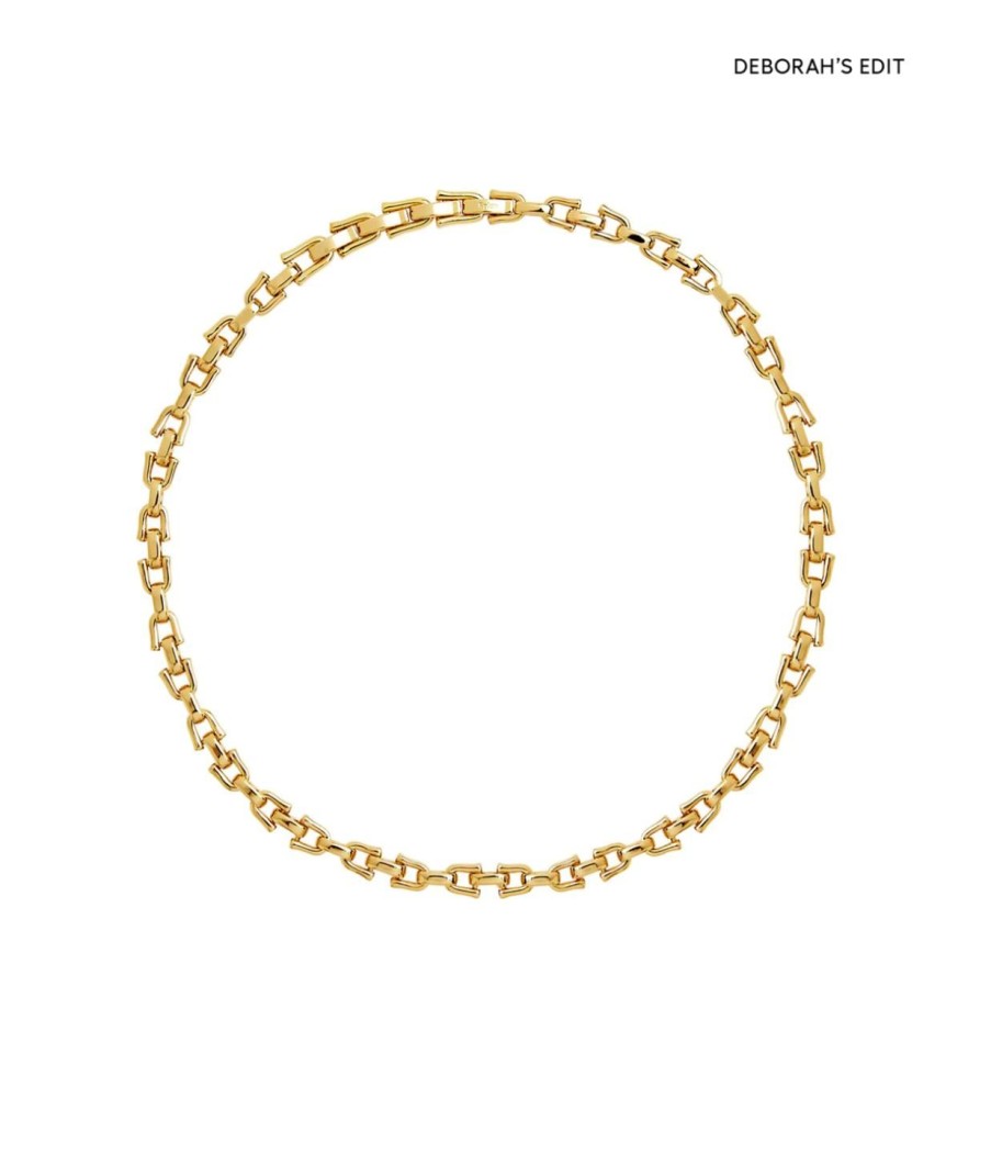 Accessories Rylan | Thin Link Necklace In Gold