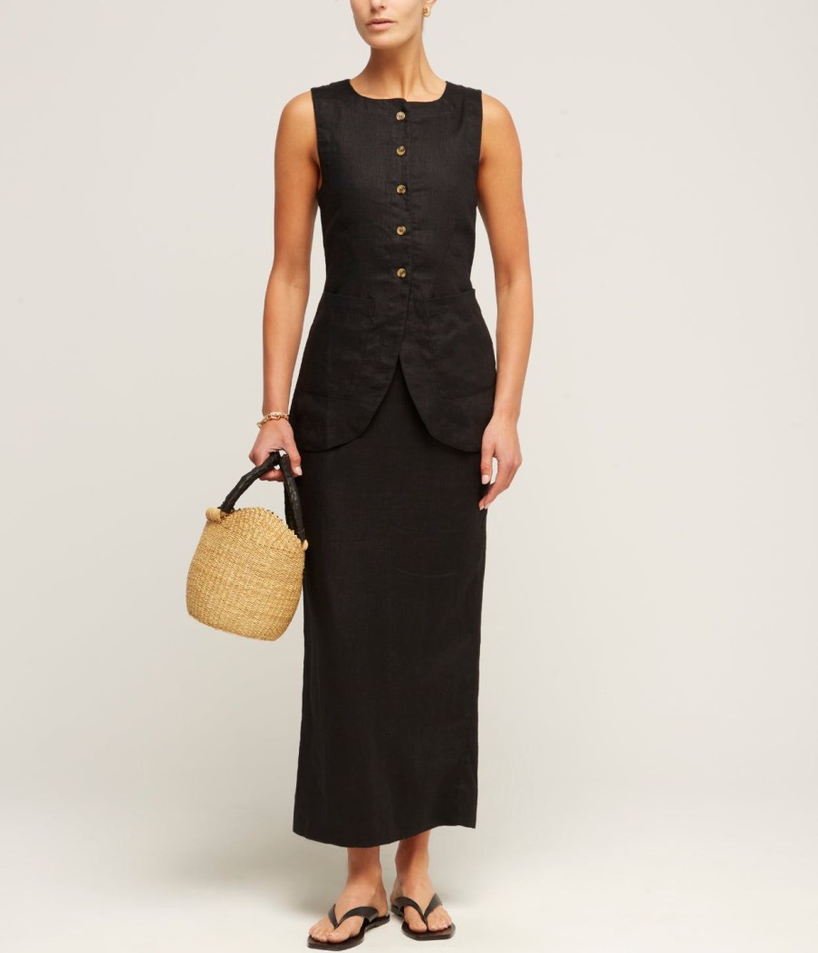 Clothing Posse | Emma Pencil Skirt In Black