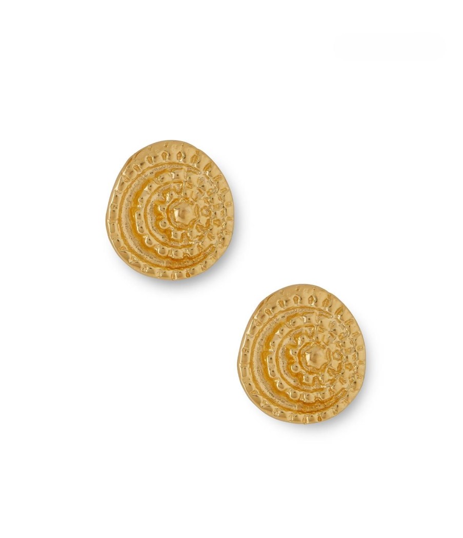 Accessories YSSO | Rock Earrings In Gold