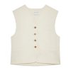 Clothing Loulou Studio | Iba Vest In Ivory Frost