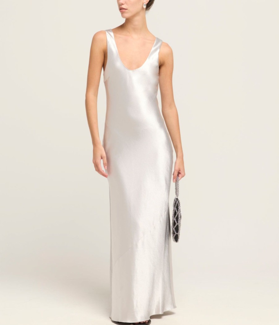 Clothing Anine Bing | Camille Dress In Silver