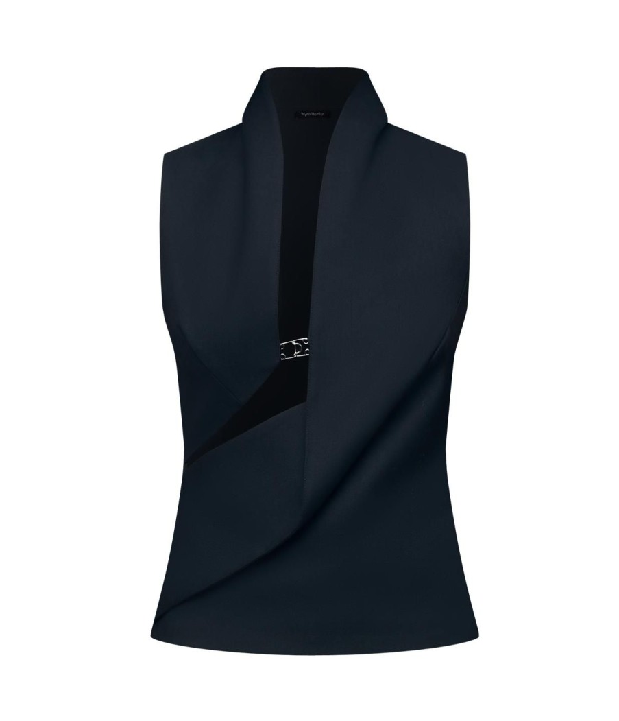 Clothing Wynn Hamlyn | Harry Sleeveless Top In Black