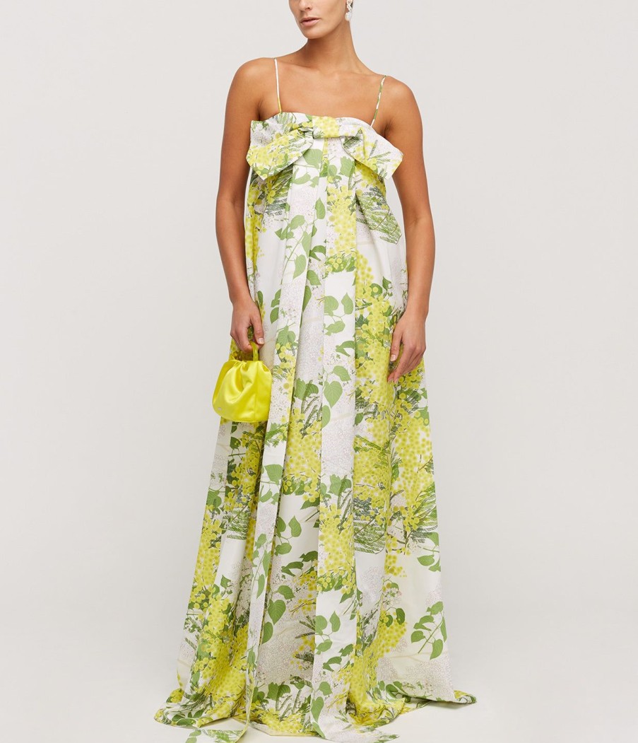 Clothing Bernadette | Estelle Taffeta Maxi Dress In Mimosa