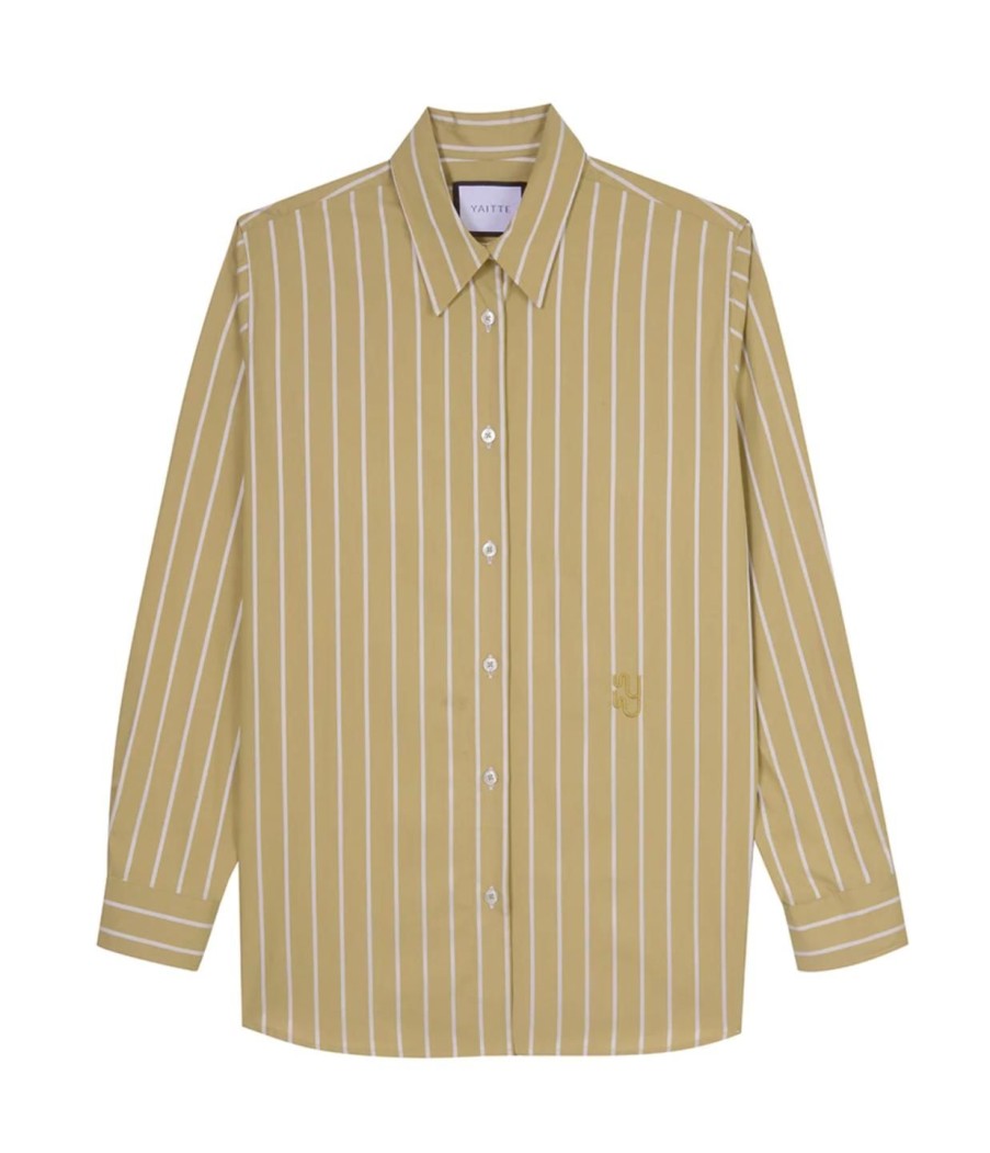 Clothing Yaitte | Buoy Striped Shirt In Mustard