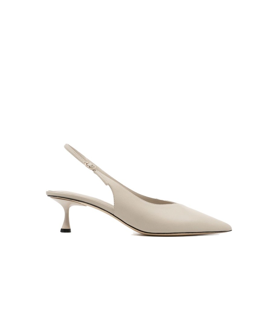 Shoes Studio Amelia | Razor Pointed Heel In Stone