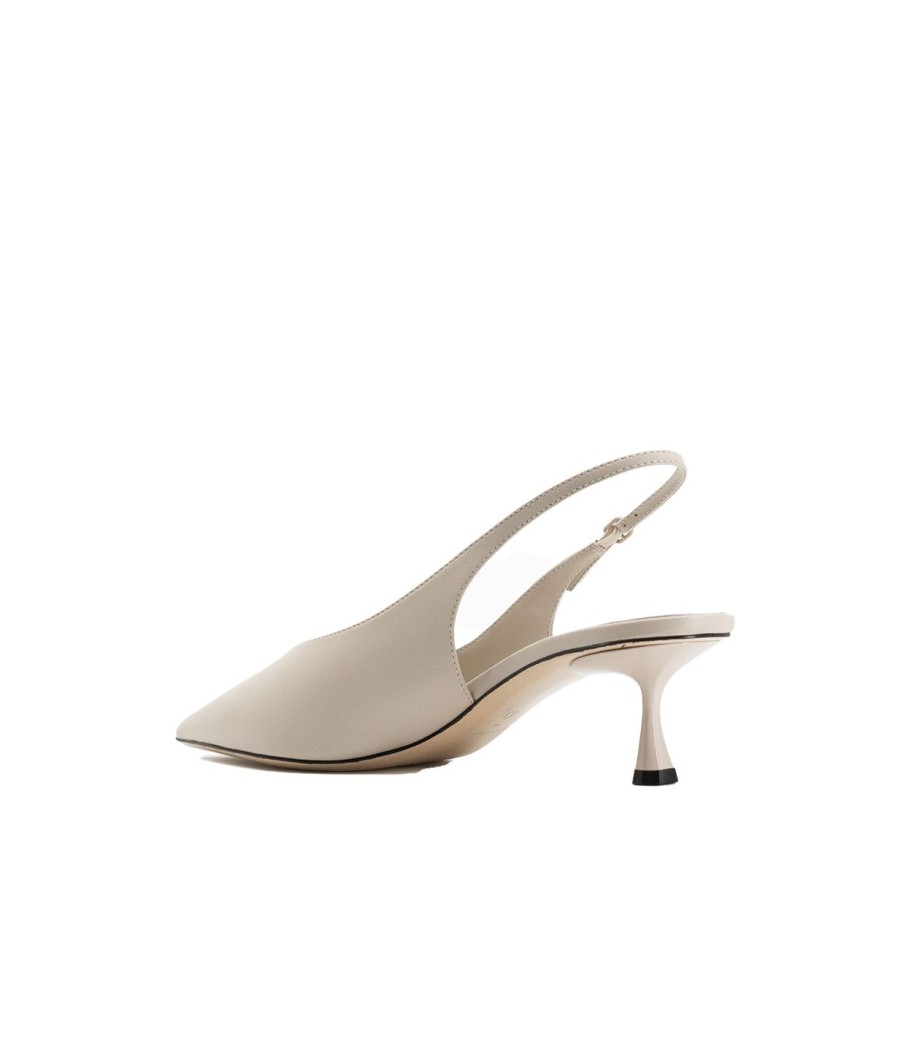 Shoes Studio Amelia | Razor Pointed Heel In Stone