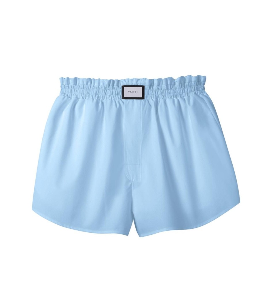 Clothing Yaitte | Palma Cotton Short In Baby Blue