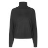 Clothing Samsoe Samsoe | Kleo Turtleneck Knit In Black