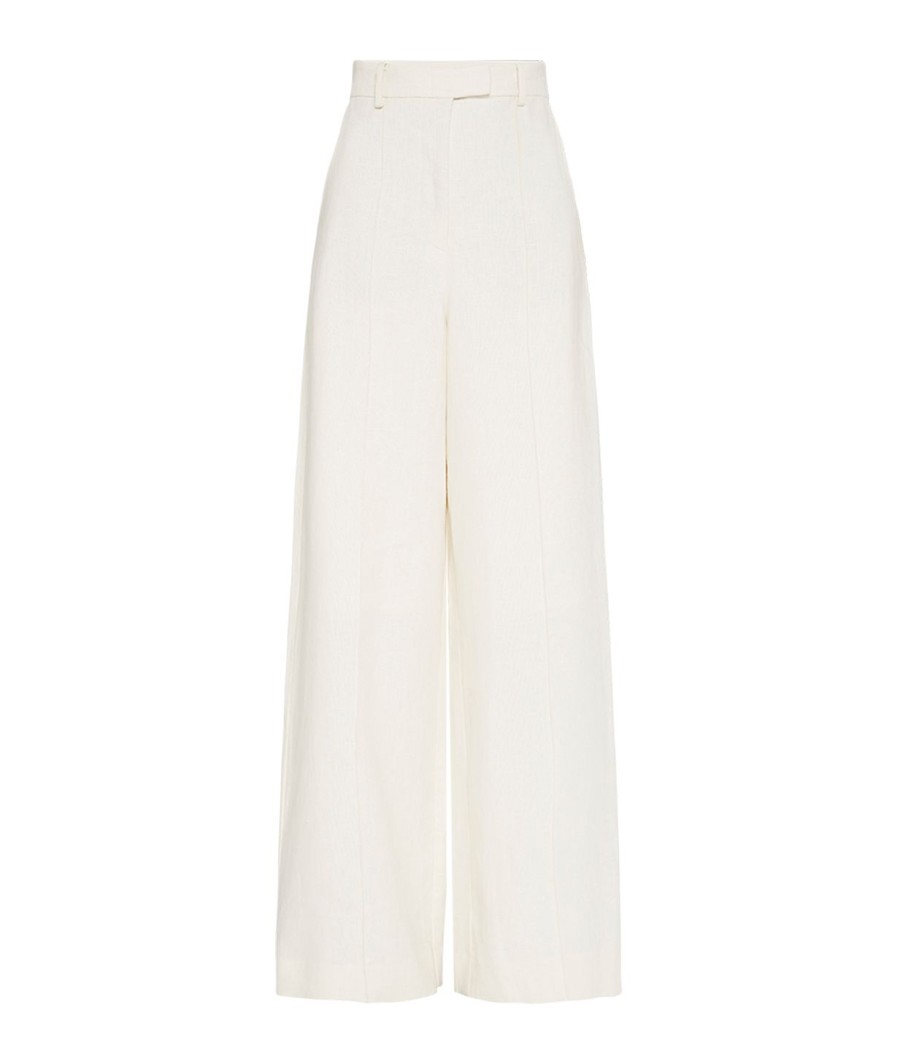 Clothing Friends with Frank | Wide Leg Trouser In Ivory